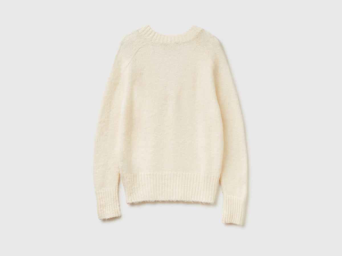 Calda maglia in misto mohair