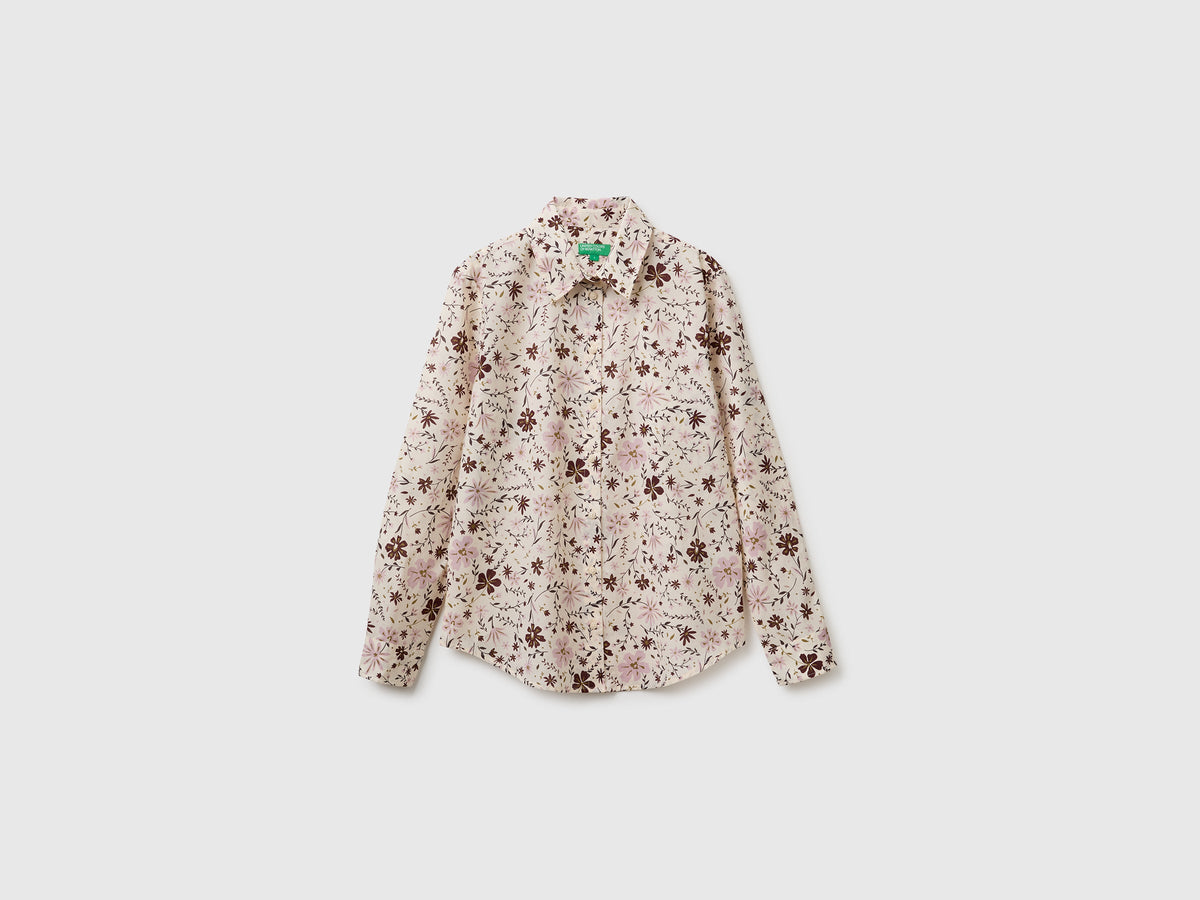 Camicia fantasia a manica lunga