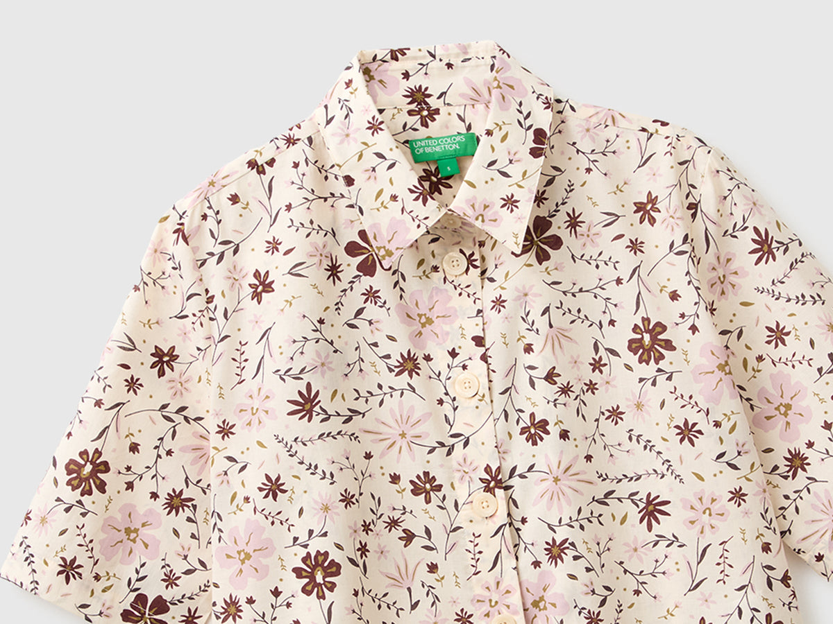 Camicia fantasia a manica corta