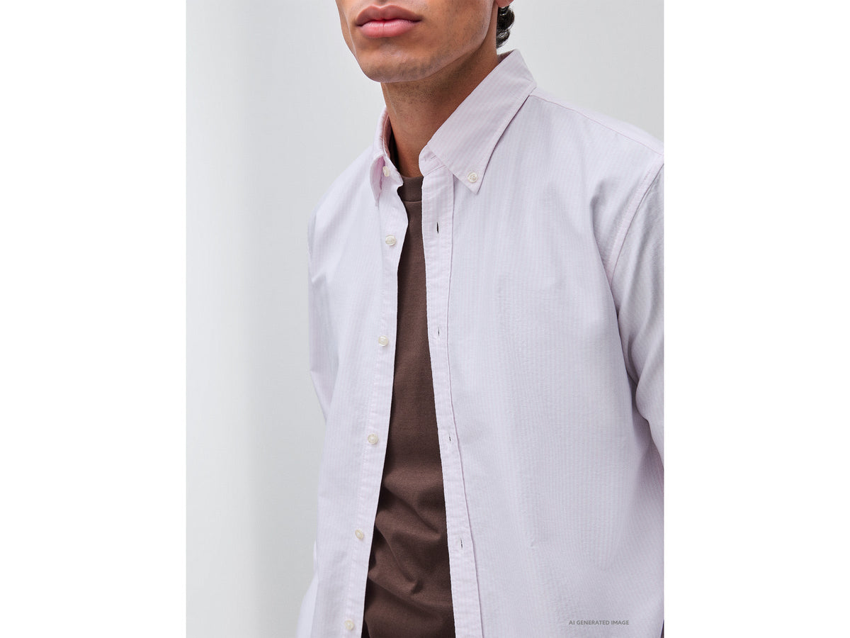 Camicia a righe button down