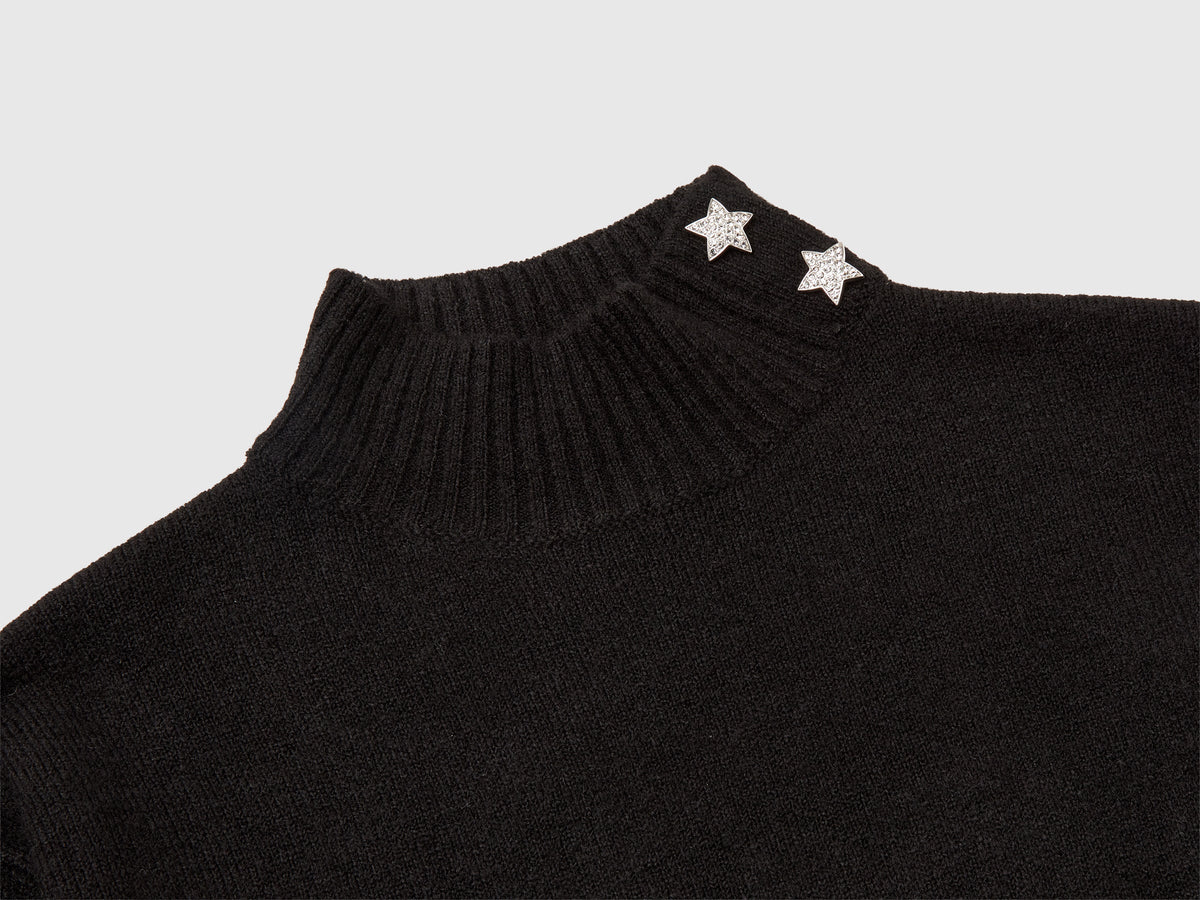 Vestito dolcevita in maglia