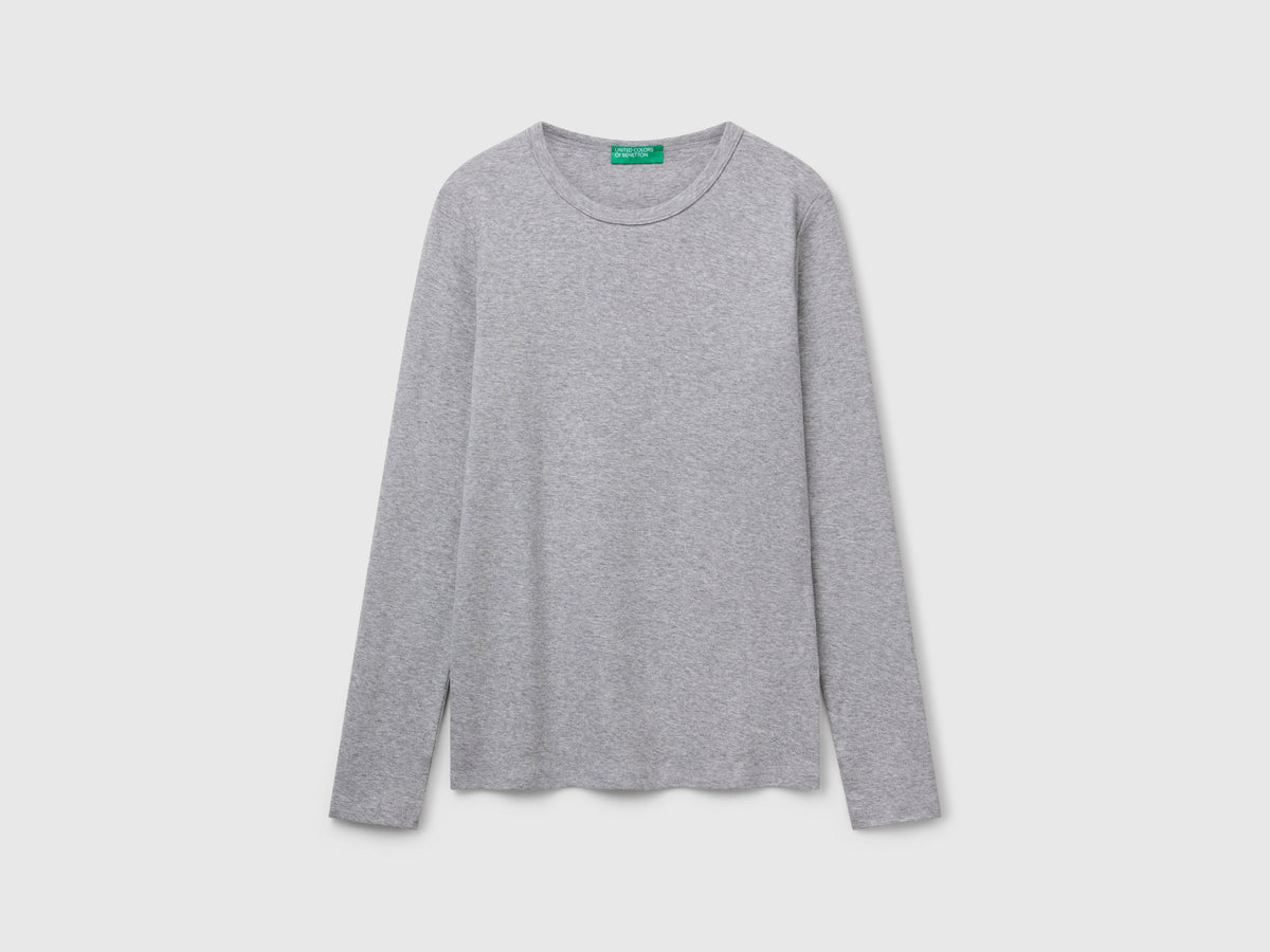T-shirt manica lunga 100% cotone