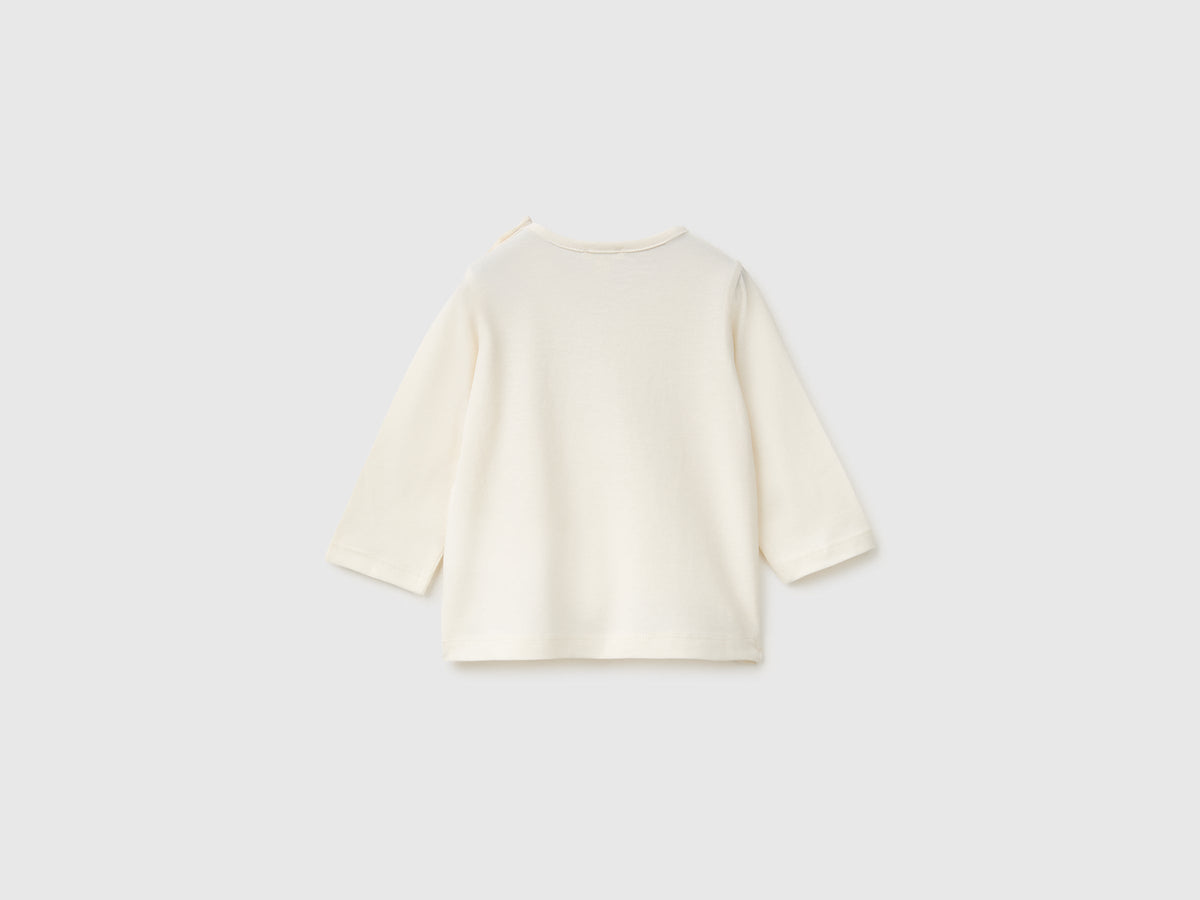 T-shirt con stampa in cotone bio