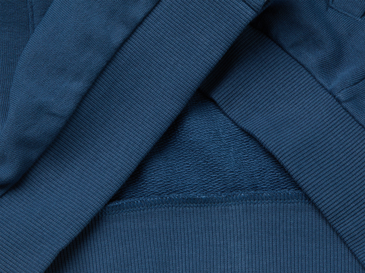Felpa con zip 100% cotone