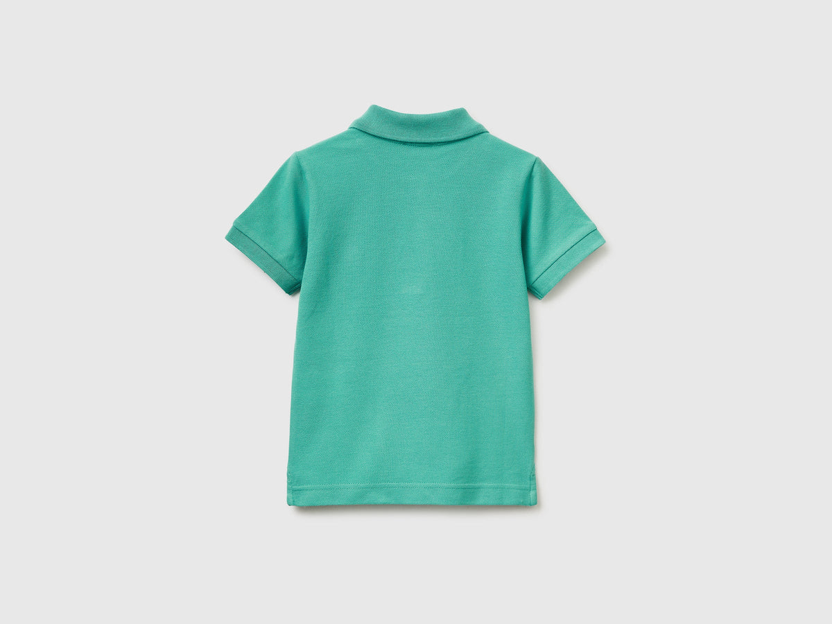 Polo manica corta in puro cotone