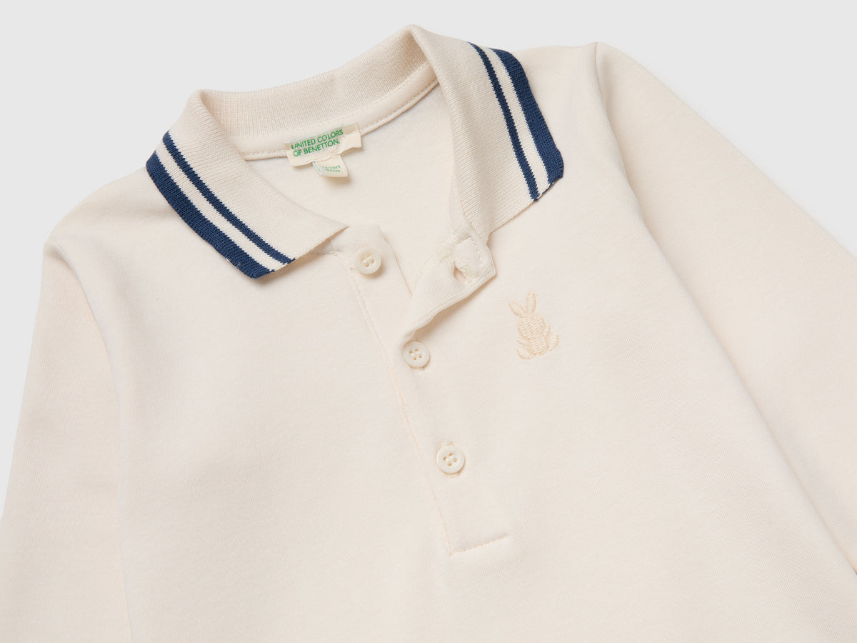 Body a polo in cotone