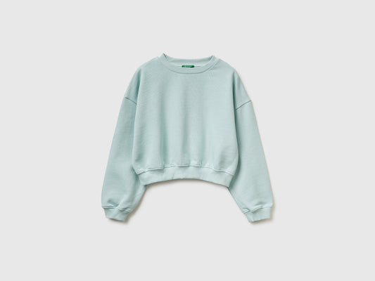 Felpa cropped fit