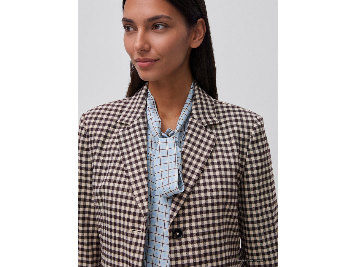 Blazer a quadretti vichy
