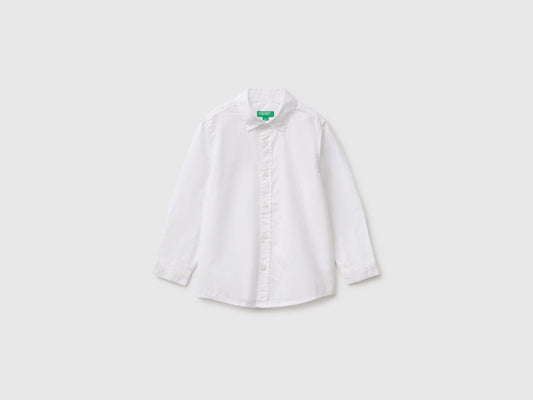 Camicia a righe 100% cotone
