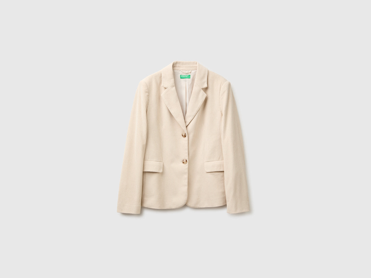 Blazer in velluto a costine