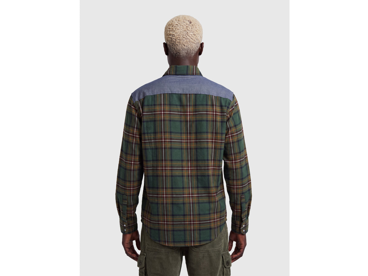 Camicia western in flanella a quadri