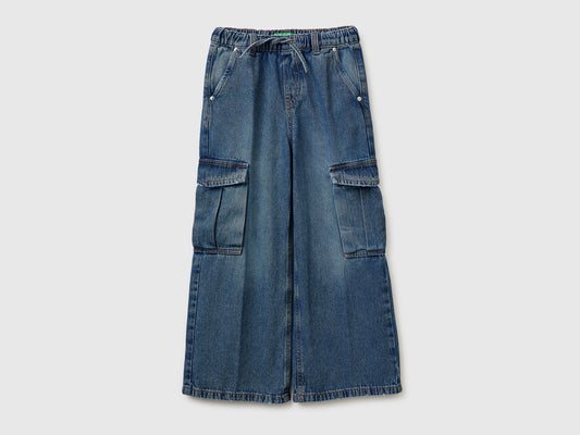 Jeans cargo wide fit