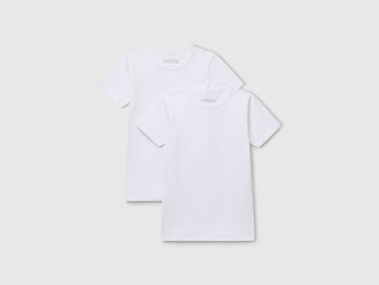 Due t-shirt in cotone bio stretch