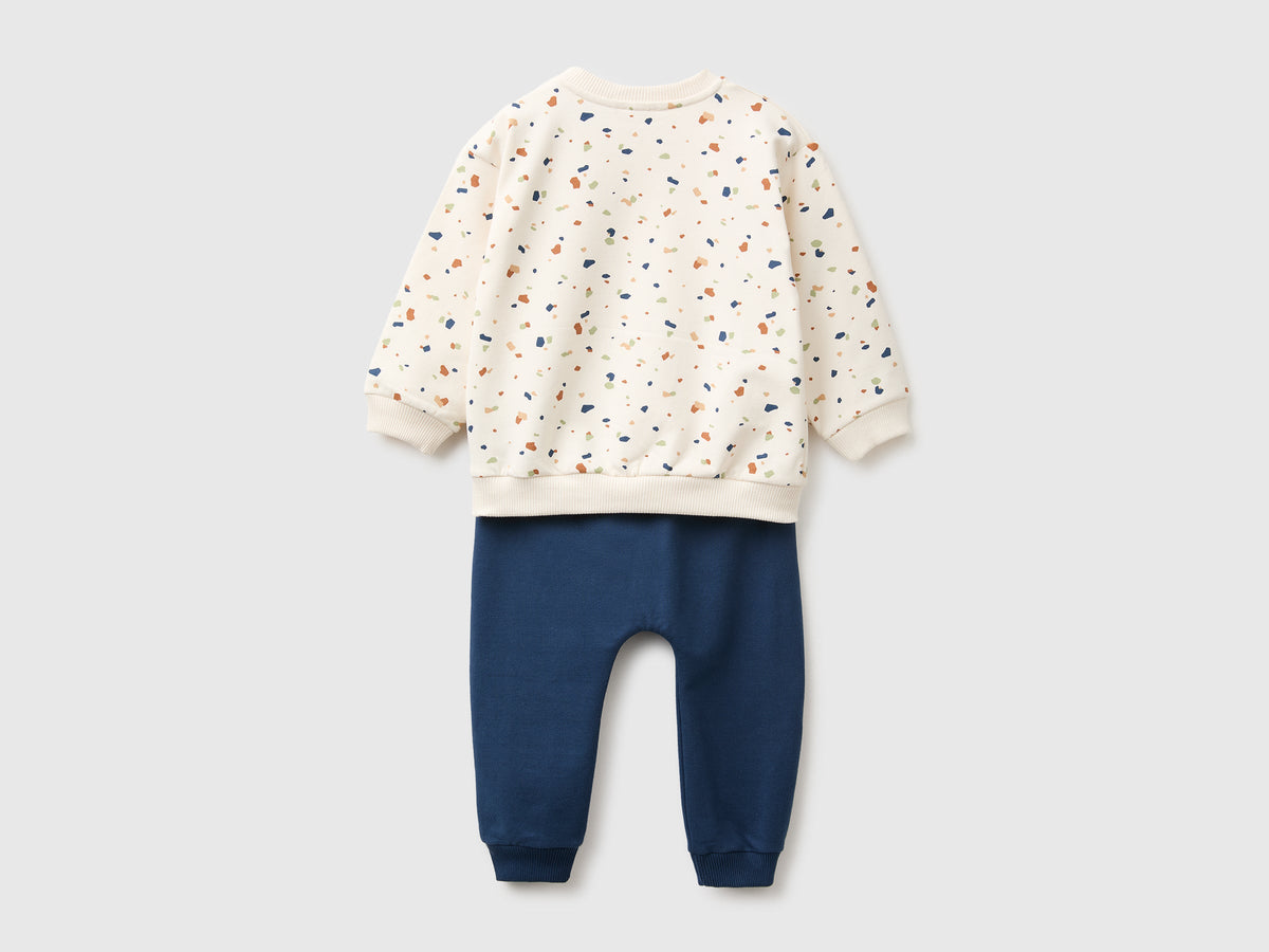 Completo in felpa stretch