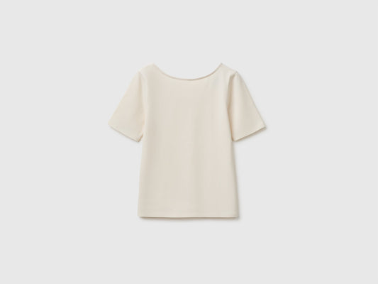 T-shirt slim fit reversibile
