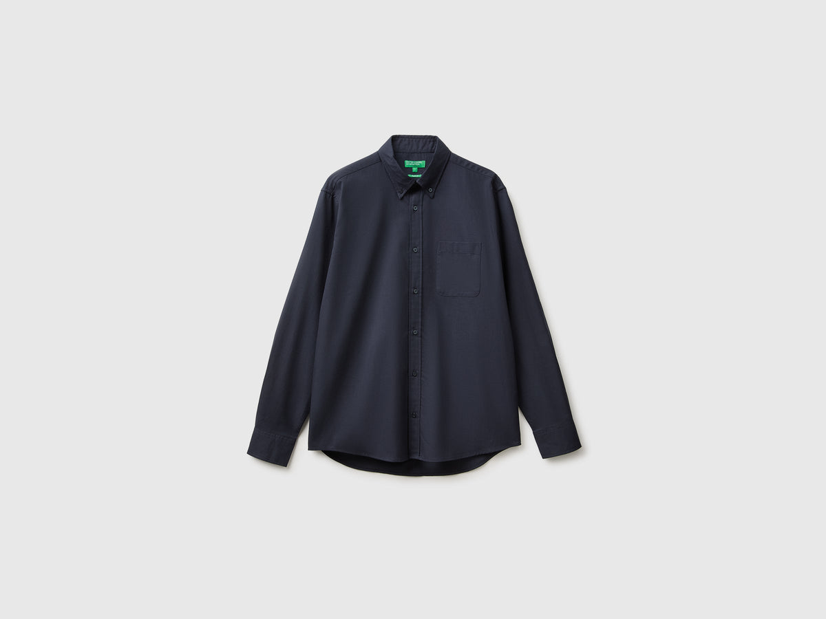 Camicia button down in flanella 100% cotone bio