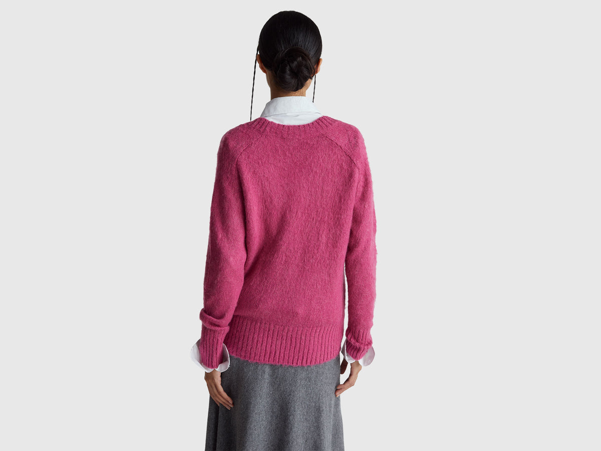 Calda maglia in misto mohair