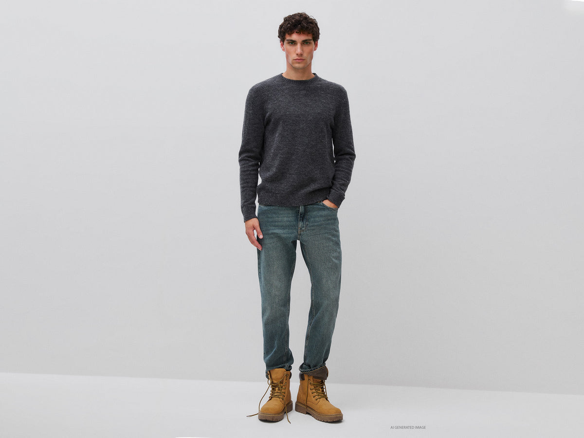 Jeans regular fit 100% cotone