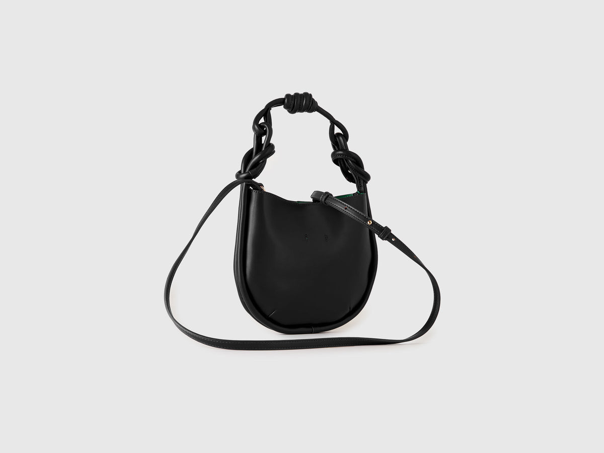 Mini borsa hobo nera