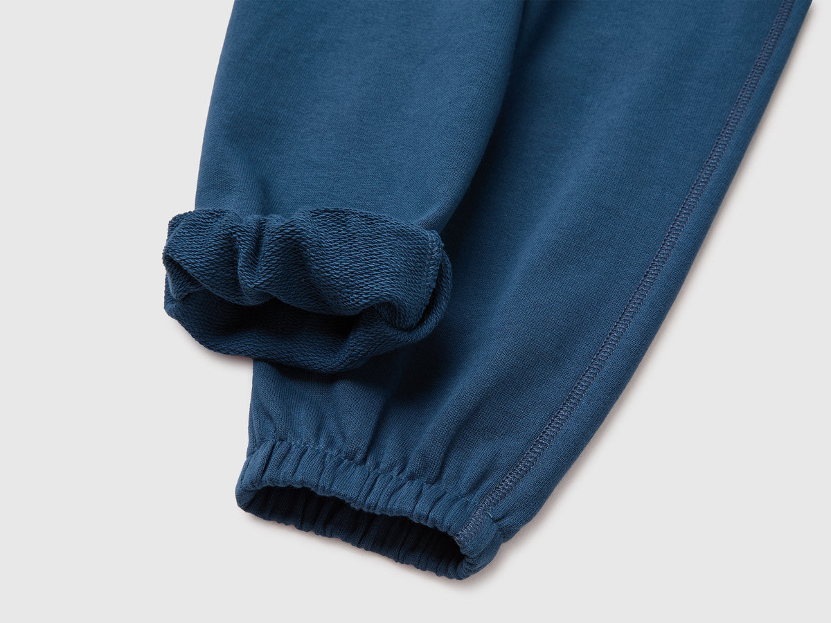 Pantaloni in felpa di cotone bio