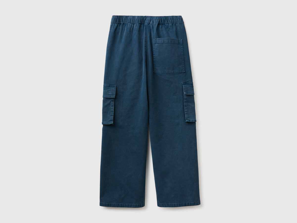 Pantaloni cargo con coulisse