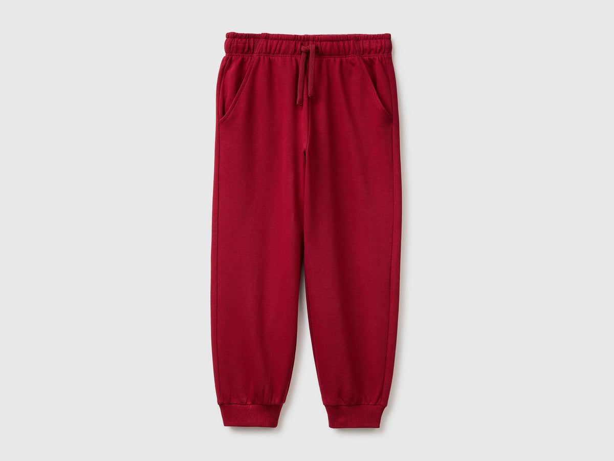 Joggers in felpa 100% cotone