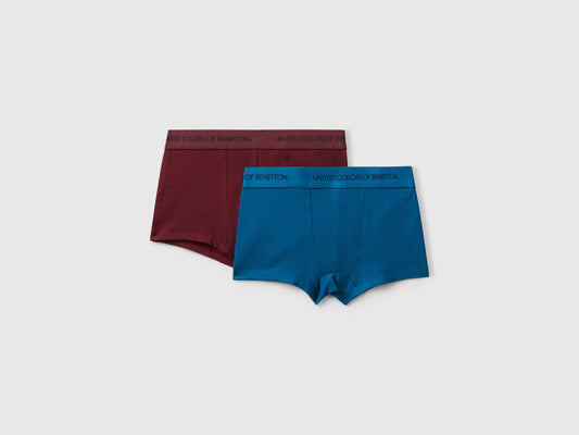 Due boxer con elastico logato