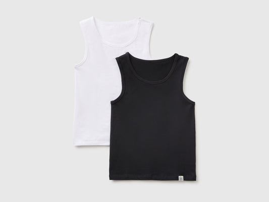 Due canotte intime in cotone stretch