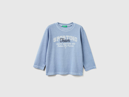 T-shirt manica lunga con stampa