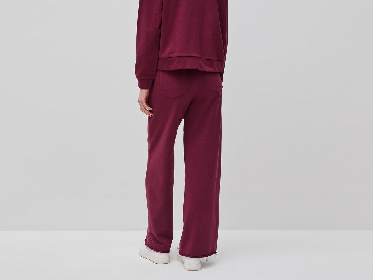 Pantaloni ampi in felpa
