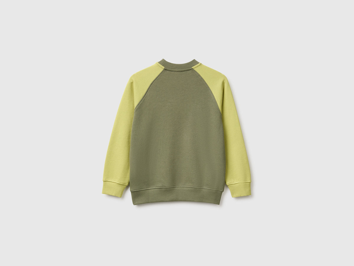 Felpa chiusa 100% cotone