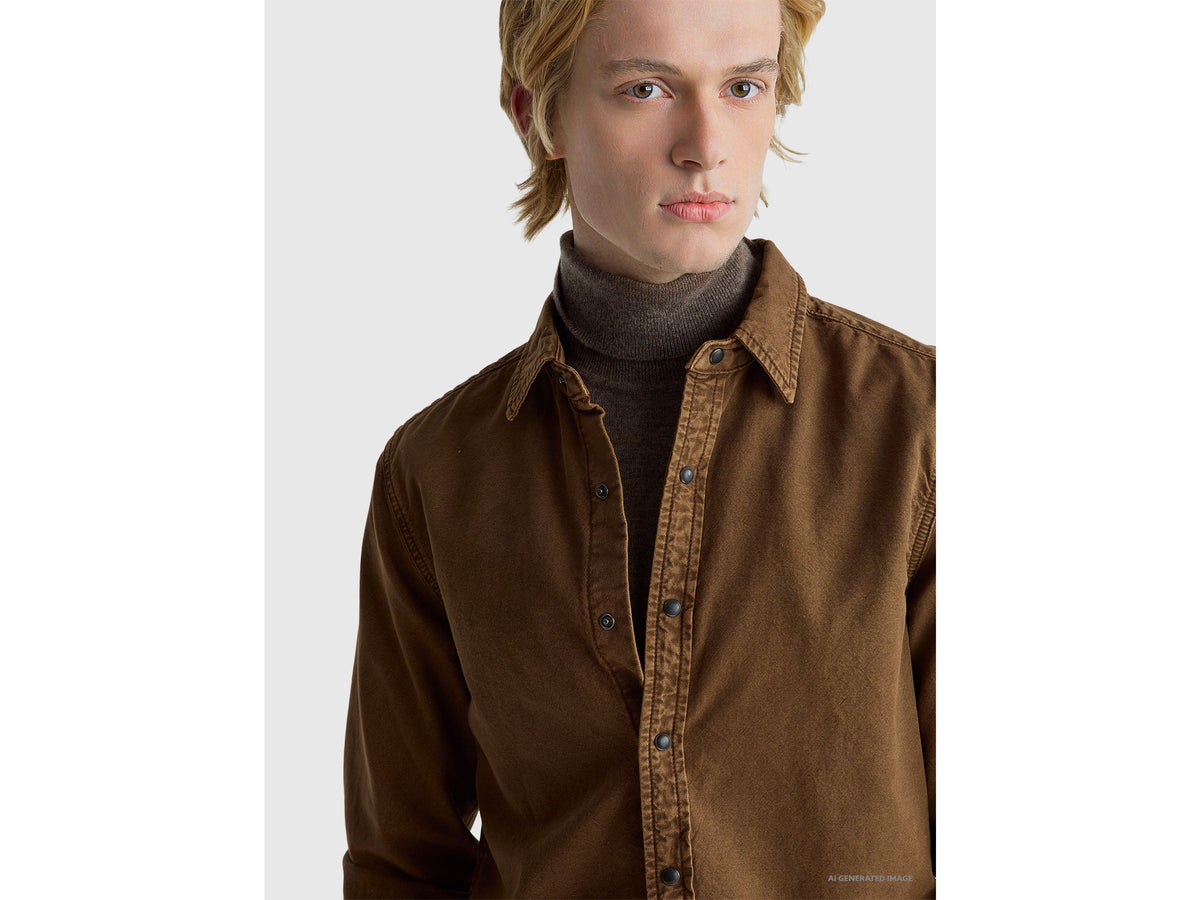Camicia slim fit 100% cotone