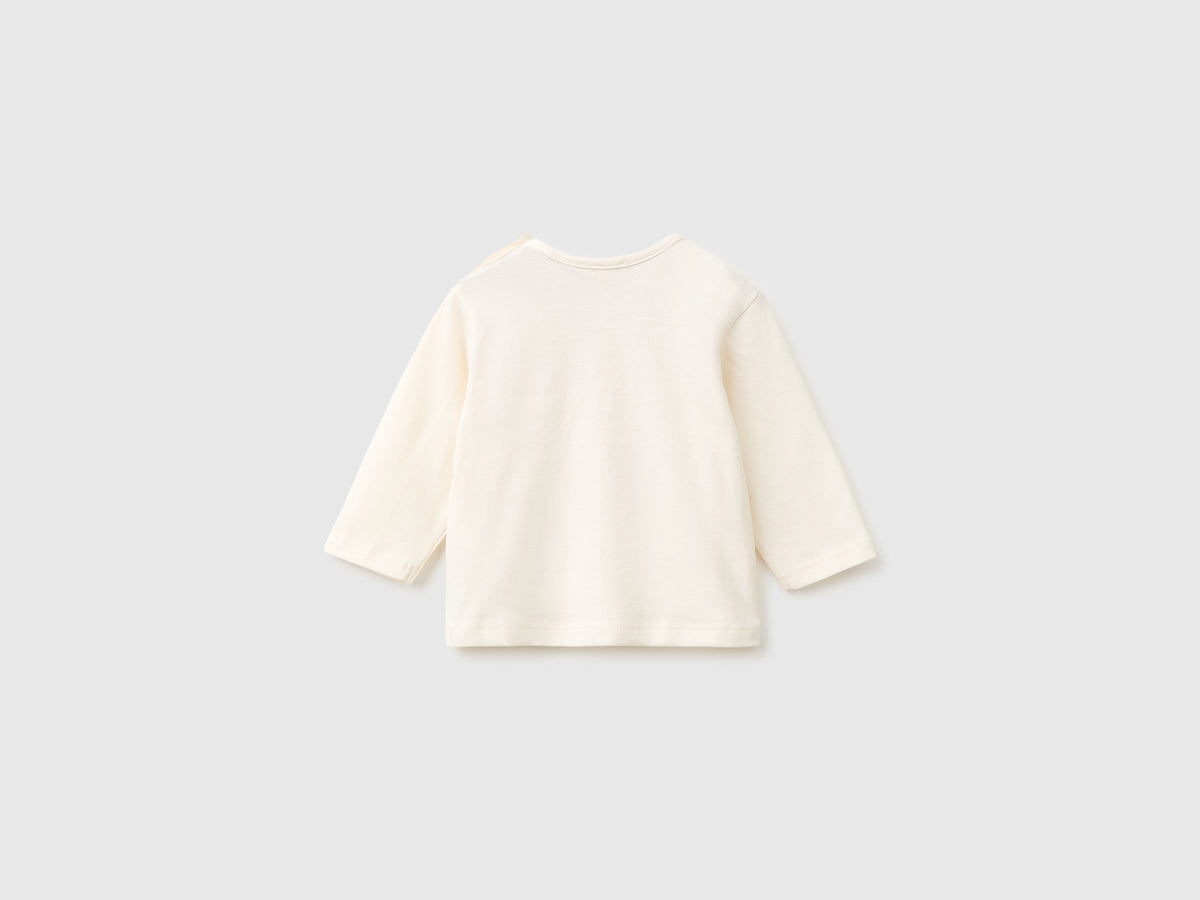 T-shirt con stampa in cotone bio