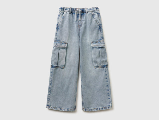 Jeans cargo wide fit
