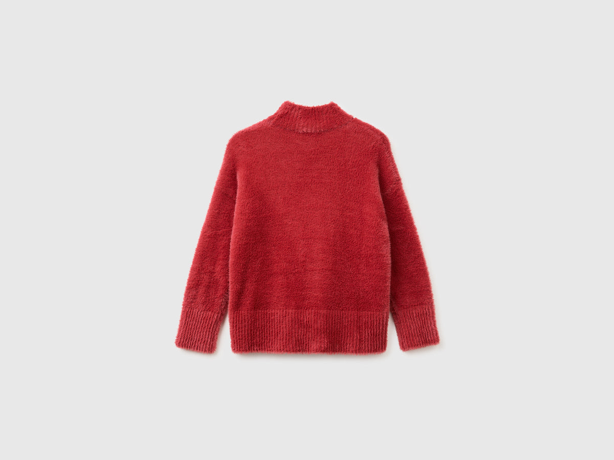 Maglia in filato peloso
