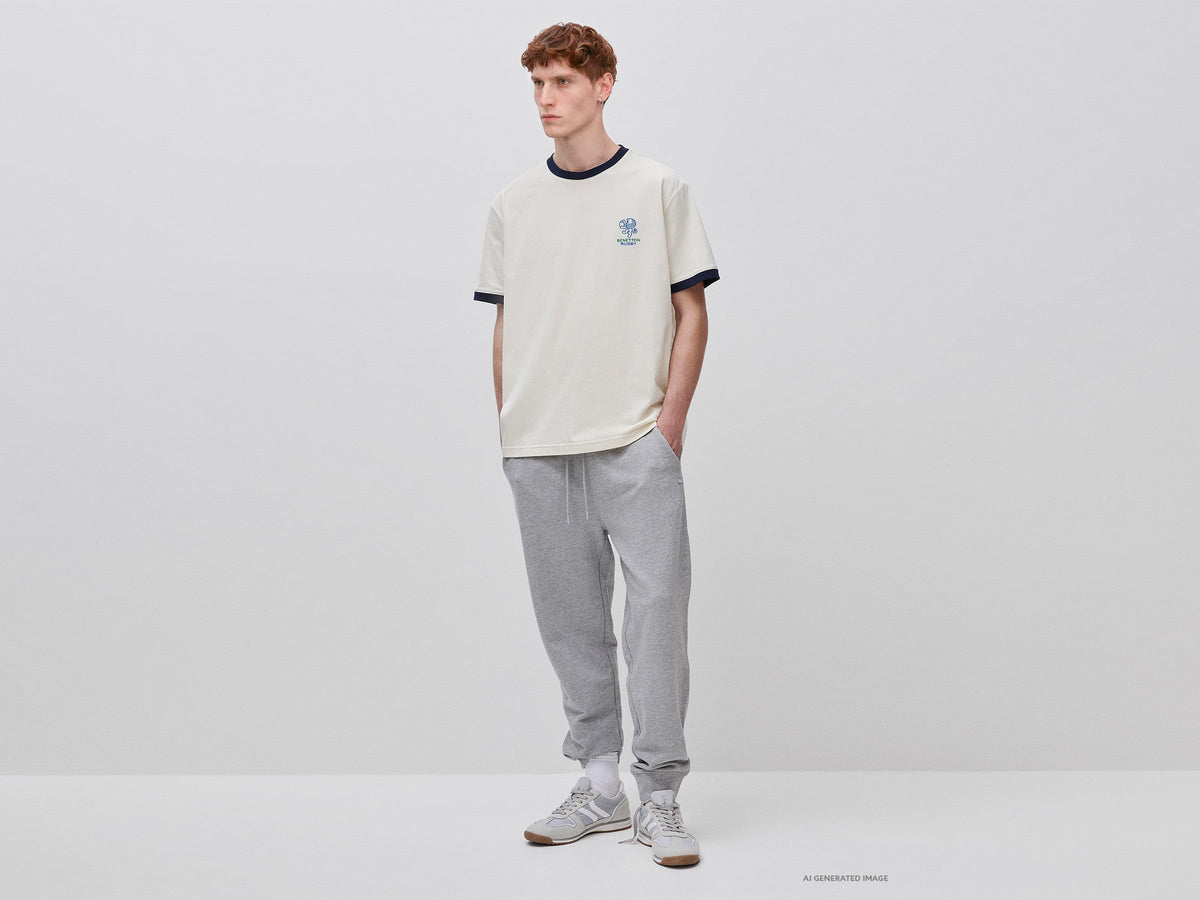 T-shirt Benetton Rugby 100% cotone