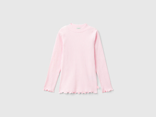 Maglietta slim fit in cotone stretch