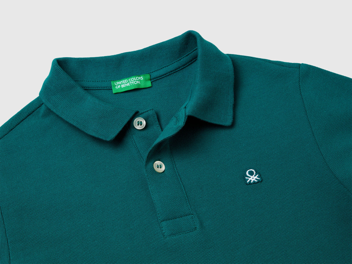 Polo manica lunga cotone