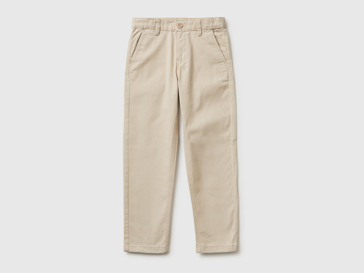 Chino slim fit in cotone stretch