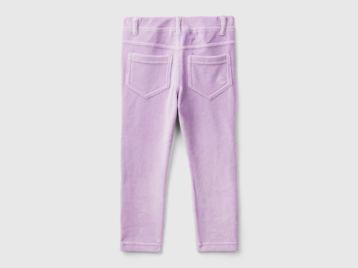 Pantaloni in ciniglia a costine