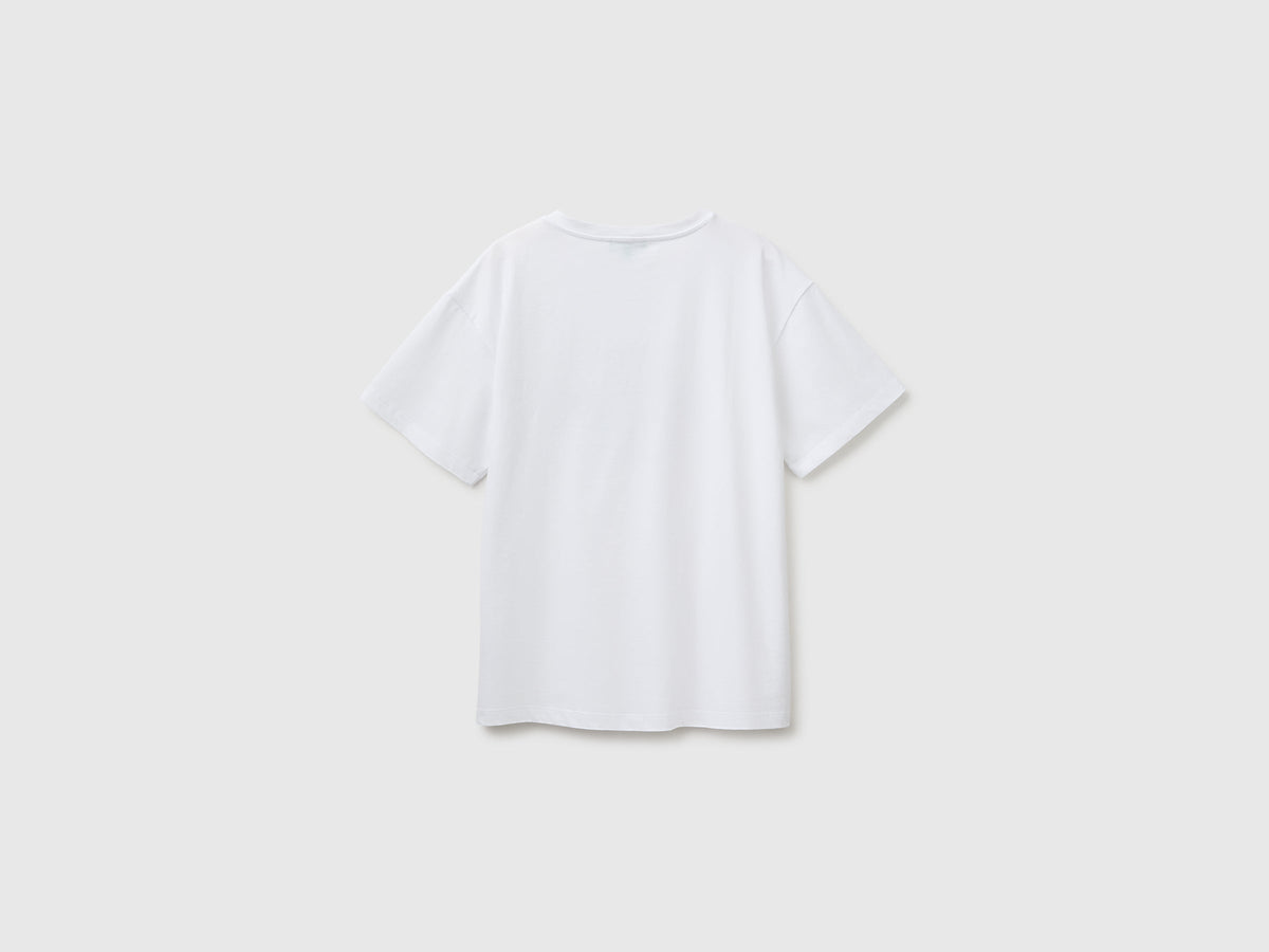 T-shirt over fit con stampa