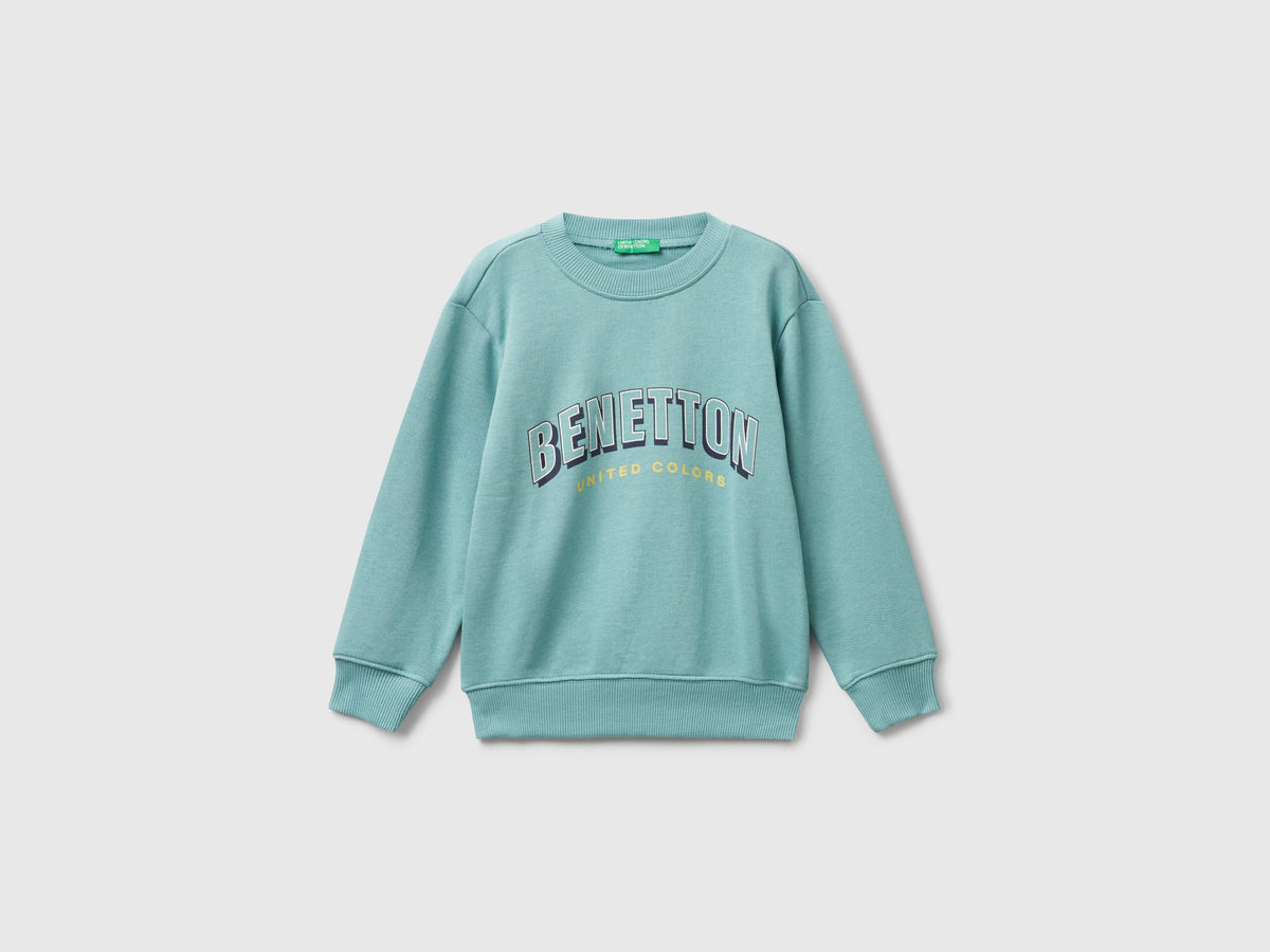 Felpa regular fit con stampa