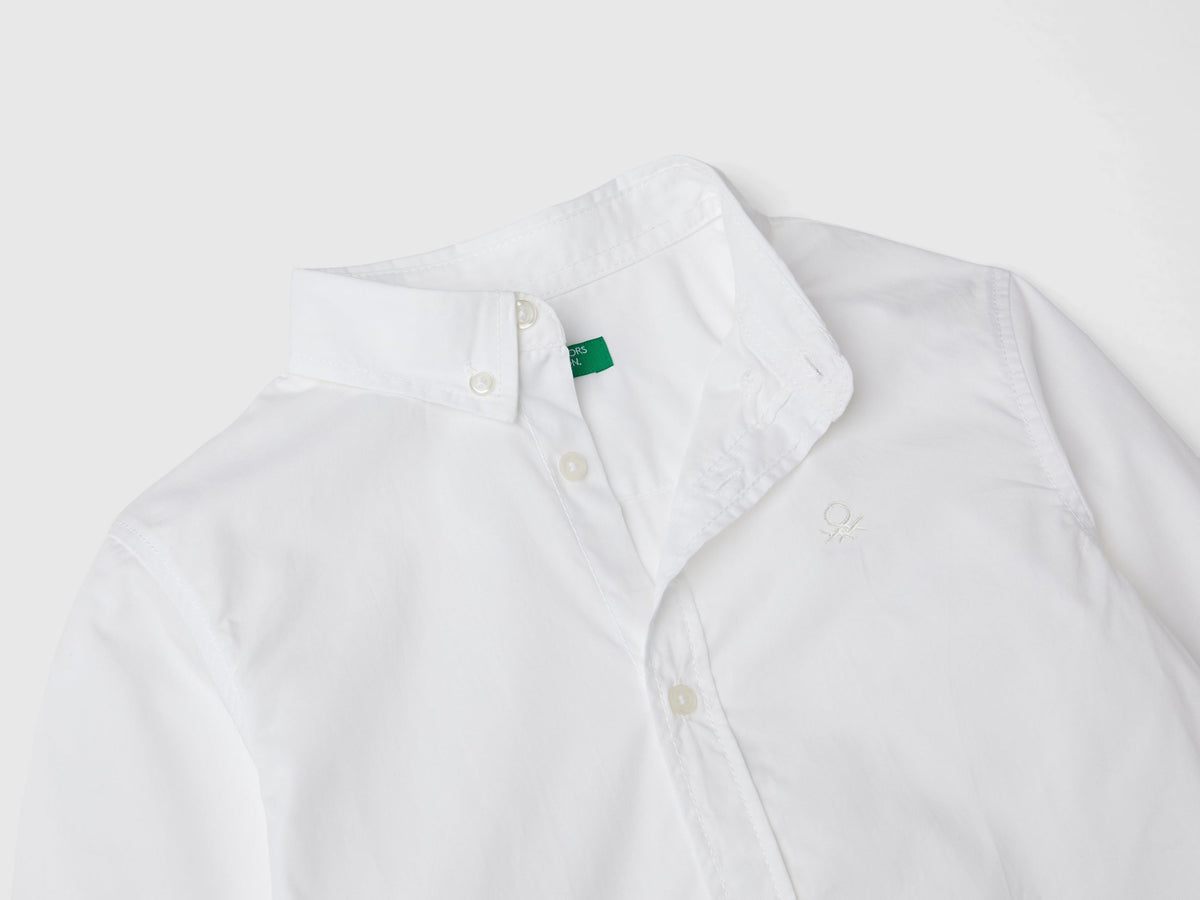 Camicia bianca button down