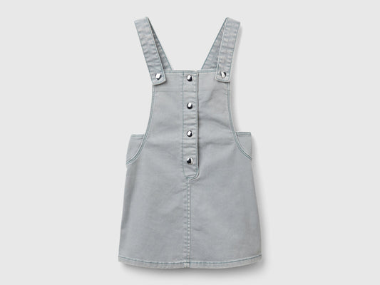 Vestito salopette in cotone stretch