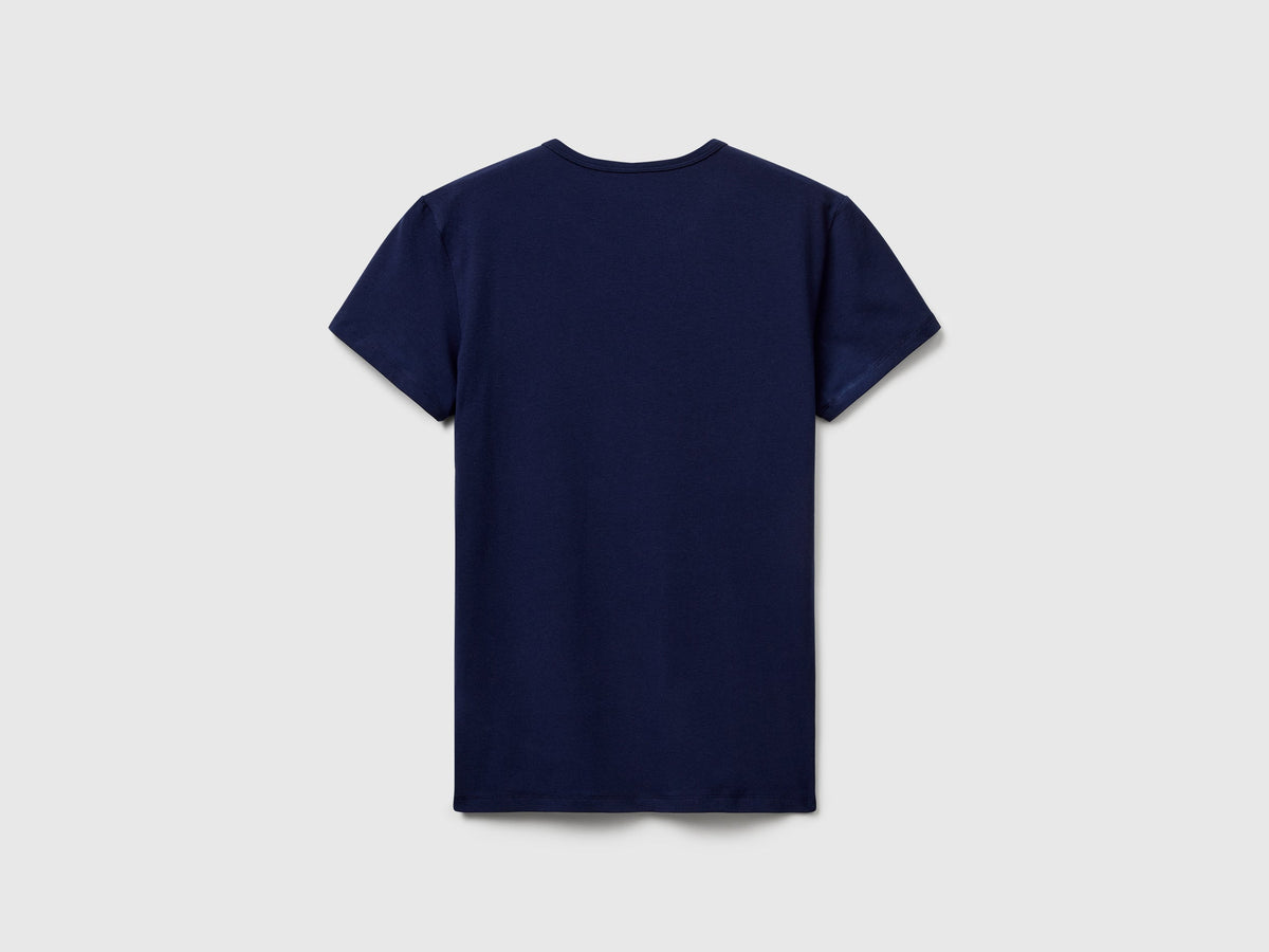 T-shirt in cotone stretch