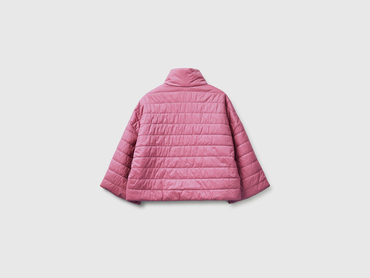 Piumino leggero con manica 3/4