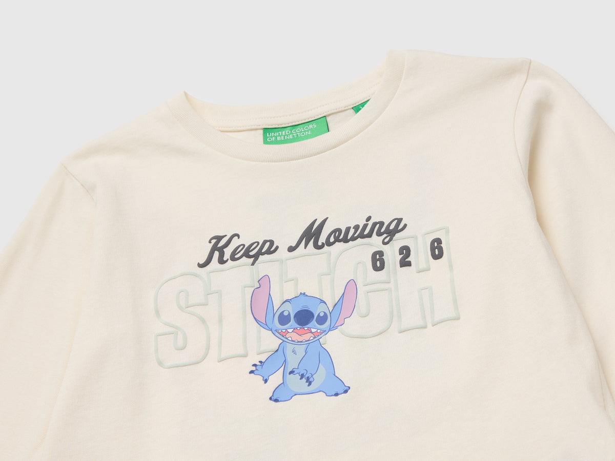 T-shirt stampa e ricamo ©Disney Lilo & Stitch