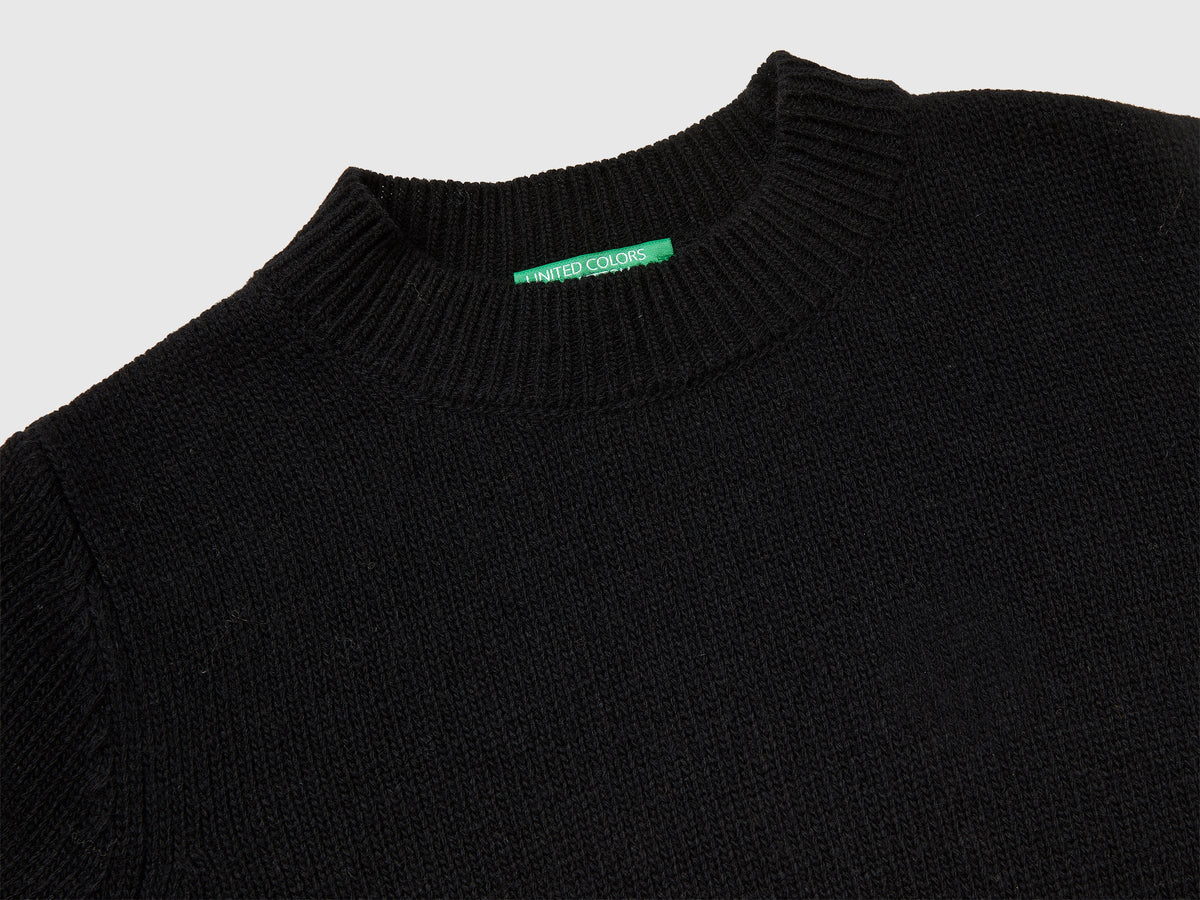 Maglia a lupetto con dettaglio paillettes