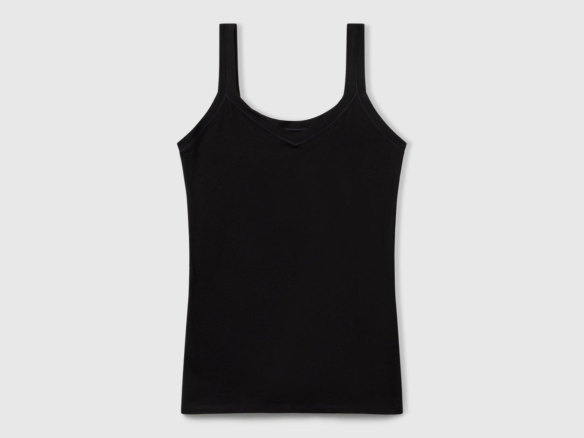 Canotta in cotone super stretch