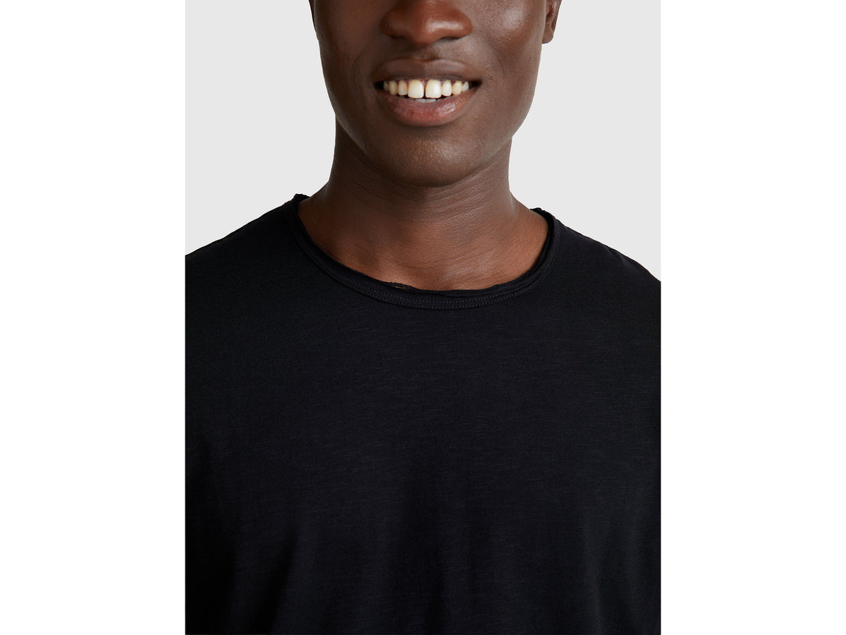 T-shirt in cotone fiammato